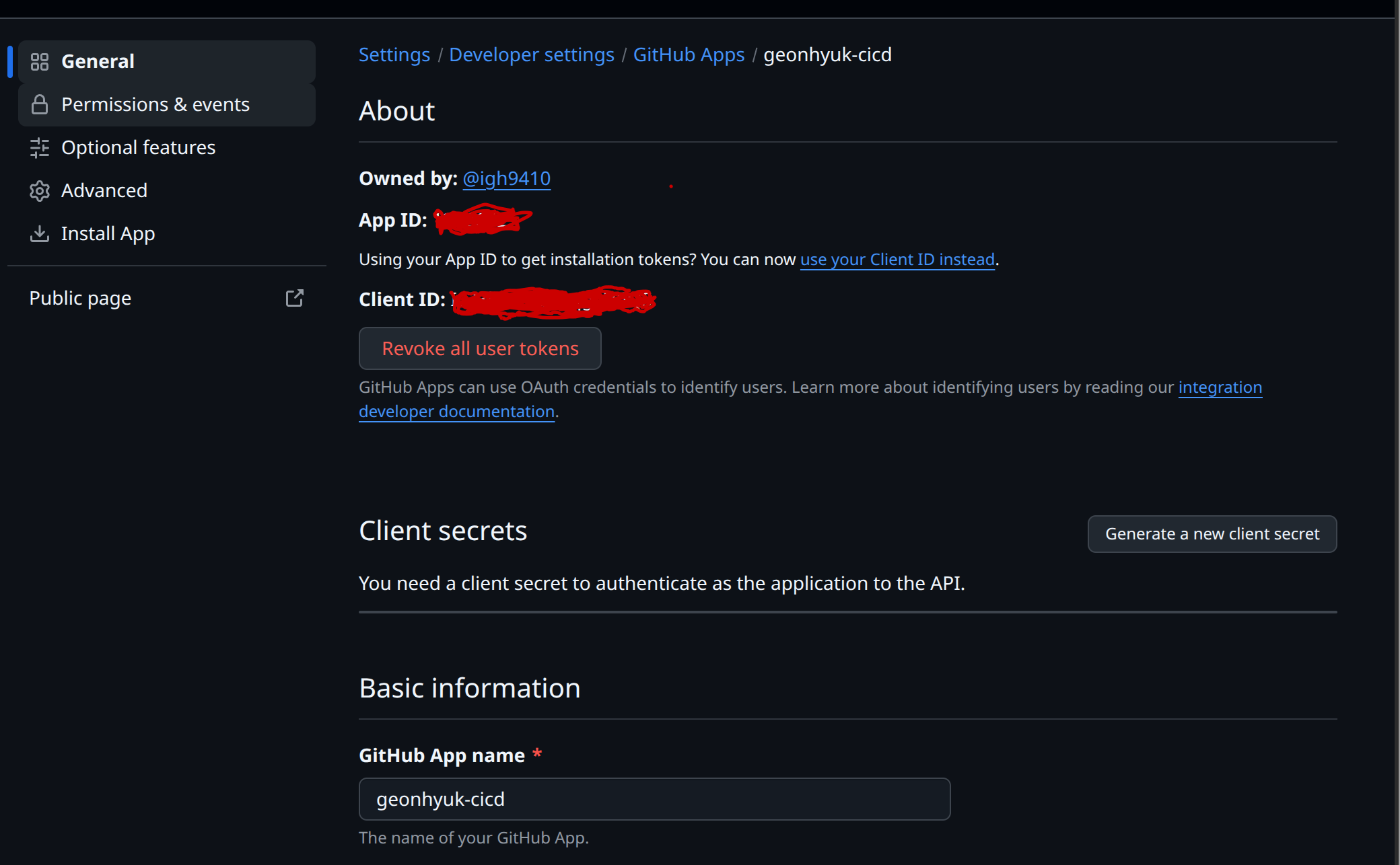 GitHub App ID