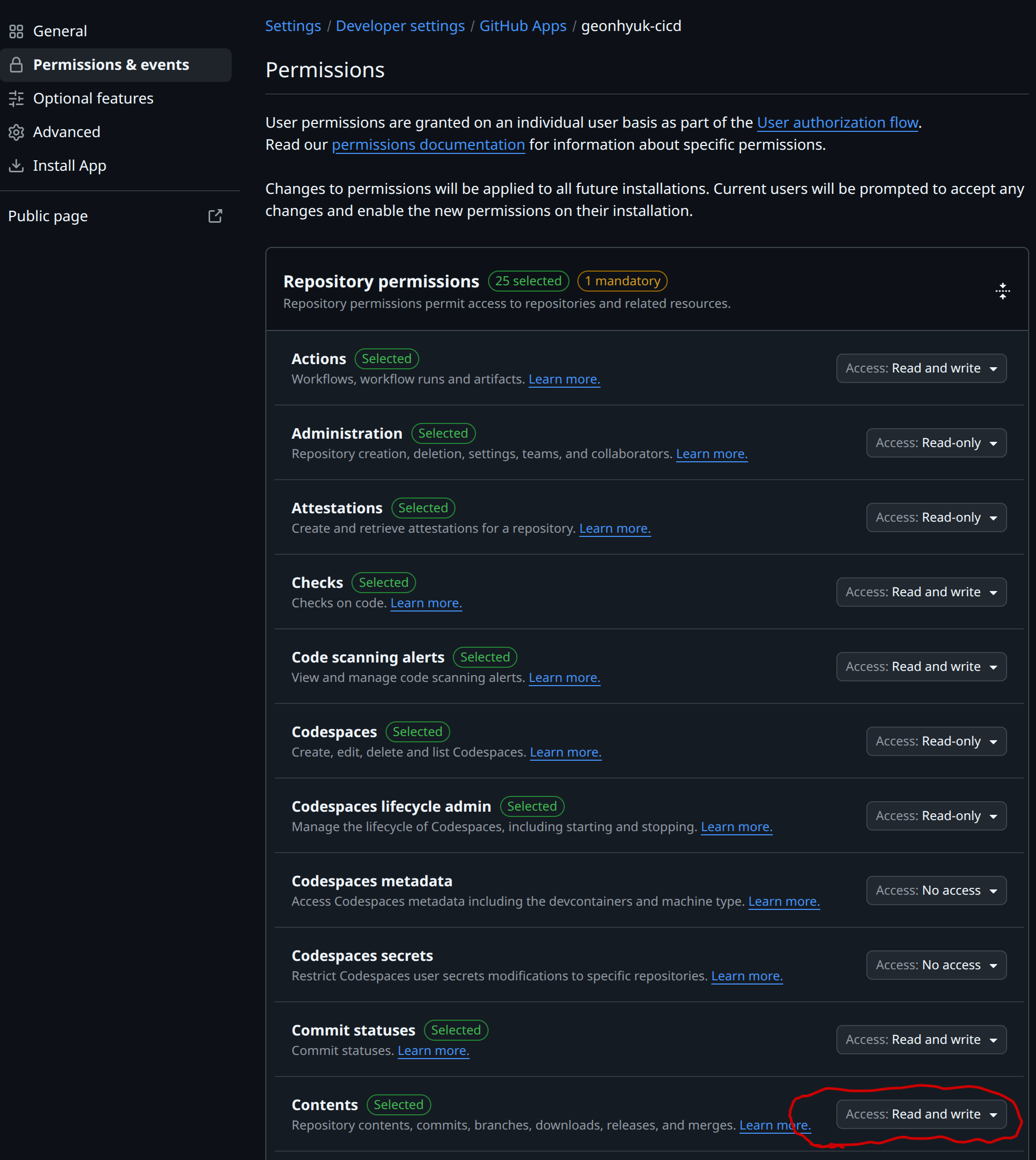 GitHub App Configuration